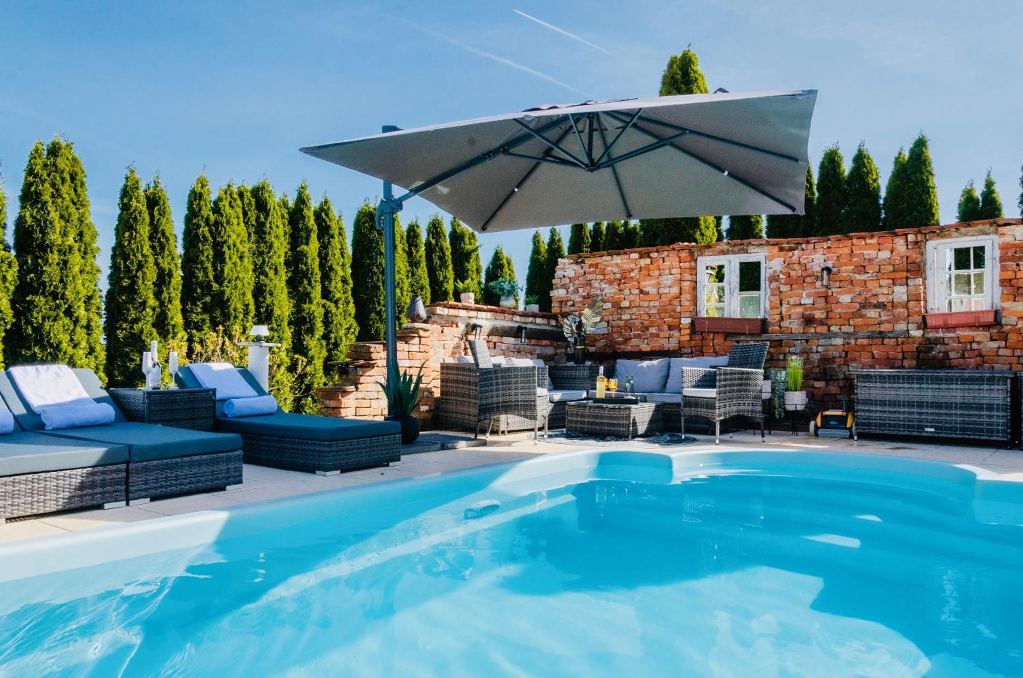 5 Sterne Centurion Ferienhaus Villa 2 Pools 86 Zoll Tv Aldersbach Εξωτερικό φωτογραφία